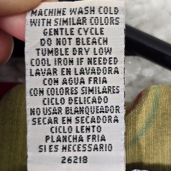 Vintage Sag Harbor Shirt Womens 1X Red‎ Floral Button Hawaiian Cottage Bloom - Picture 6 of 11